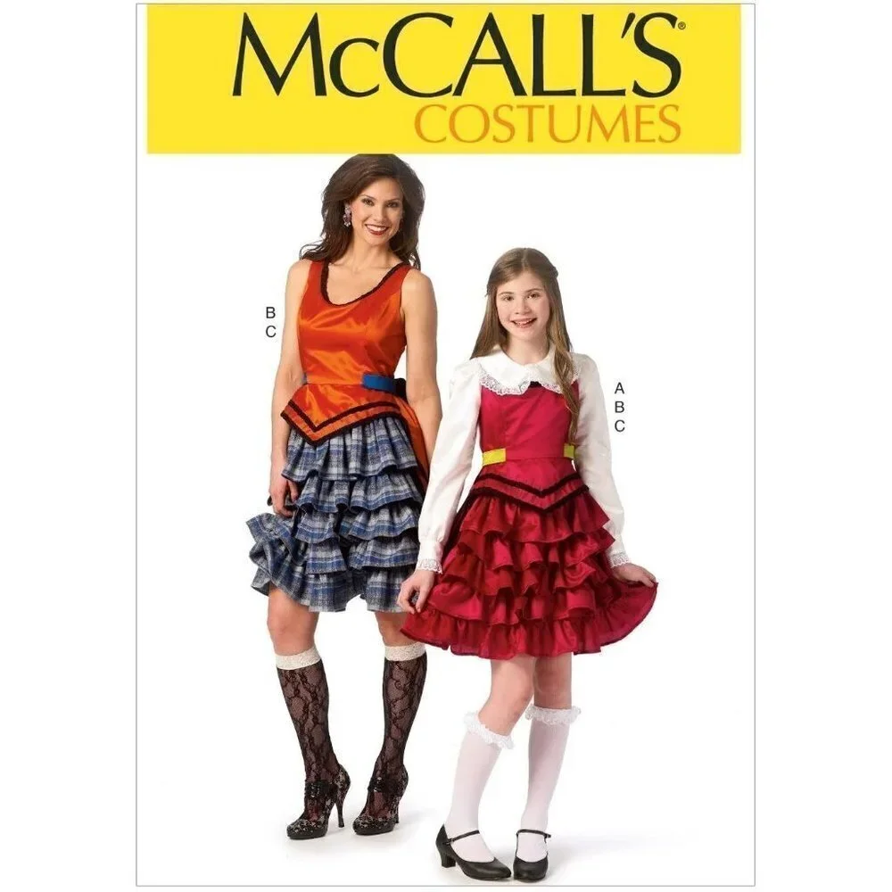 McCalls Sewing Pattern 6999‎ Costume Dancer Girls Size 7-14